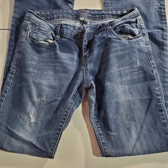 CHIOLE SIZE 9 DENIM ARCHITECT DISTRESSED SEE DESCRIPTION - Picture 2 of 7